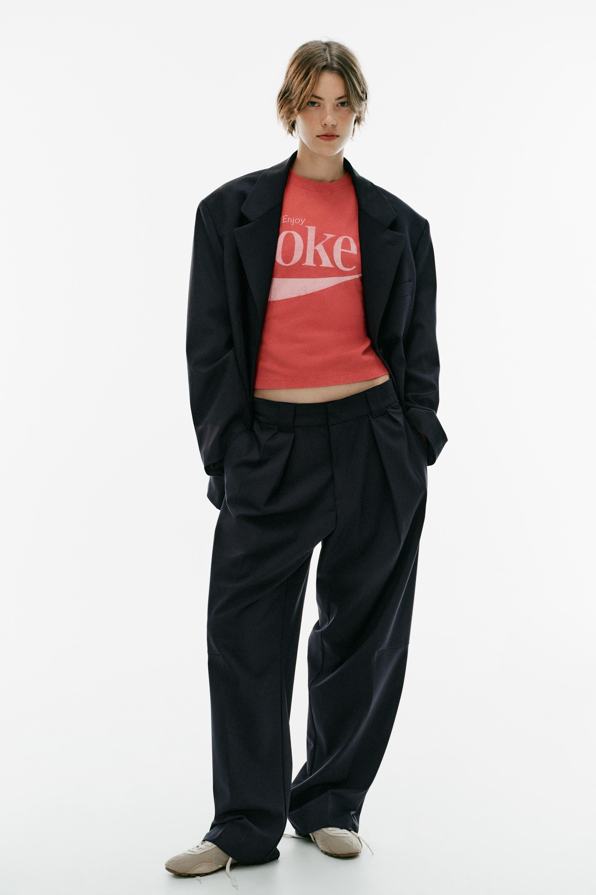OVERSIZE BLAZER WITH SHOULDER PADS